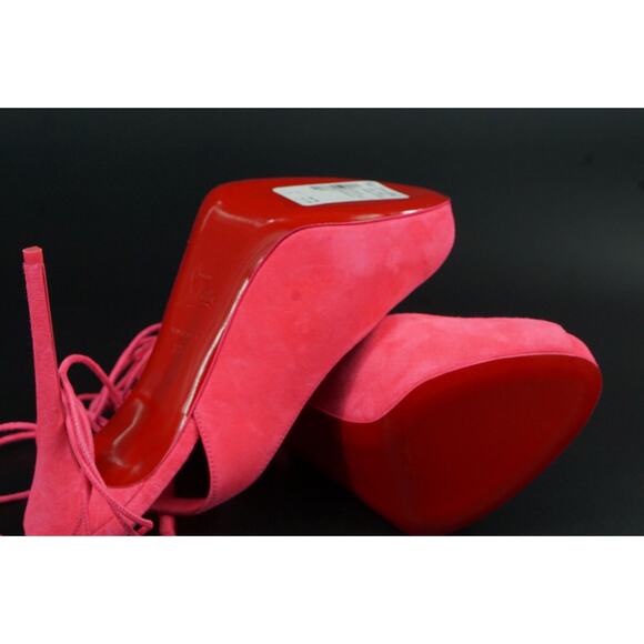Christian Louboutin Lace Up NVP 120 Platform Ankle Wrap Sandals SZ 37 NIB $995 - Picture 7 of 10